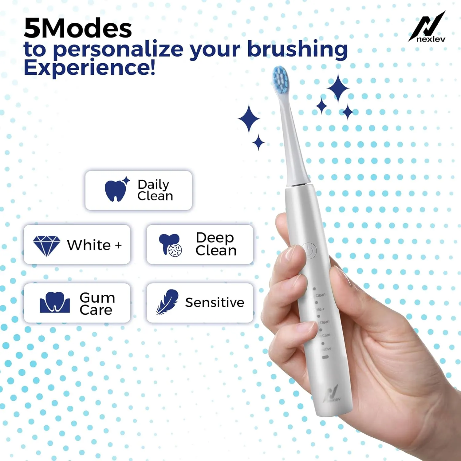 Electric Toothbrush - Sparkle Pro - white (ETC-04)