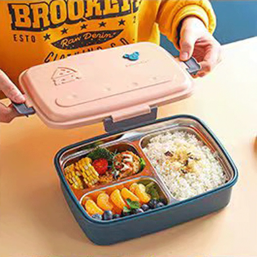 Enjoy Lunch With Gibo Steel Cheese Lunch Box