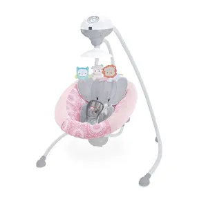 Fitch Baby Baby Cradle And Electric Swing (Pink)