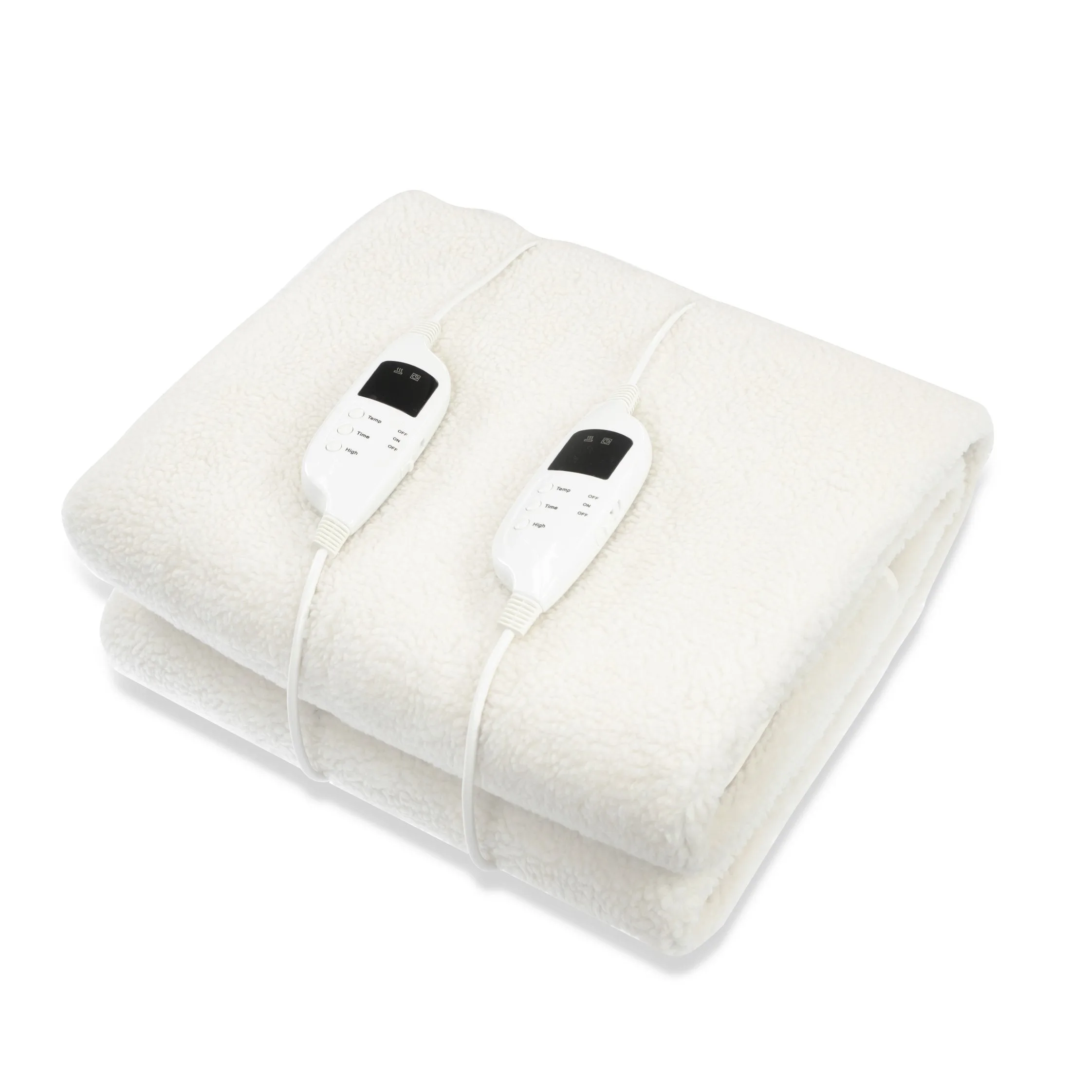 Fleece King Electric Blanket w/ 9 Heat Levels, Timer, Safety