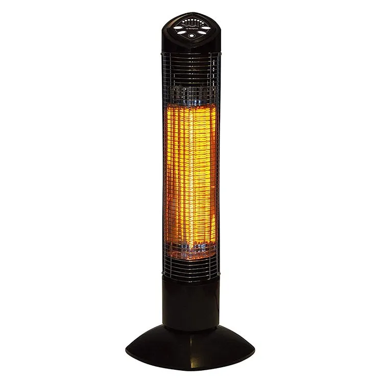 Freestanding Oscillating Infrared Electric Outdoor Heater with Remote