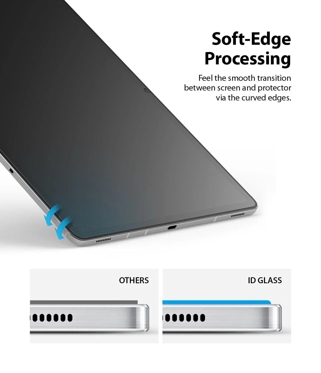 Galaxy Tab S9 / S8 / S7 ID Glass Screen Protector By Ringke