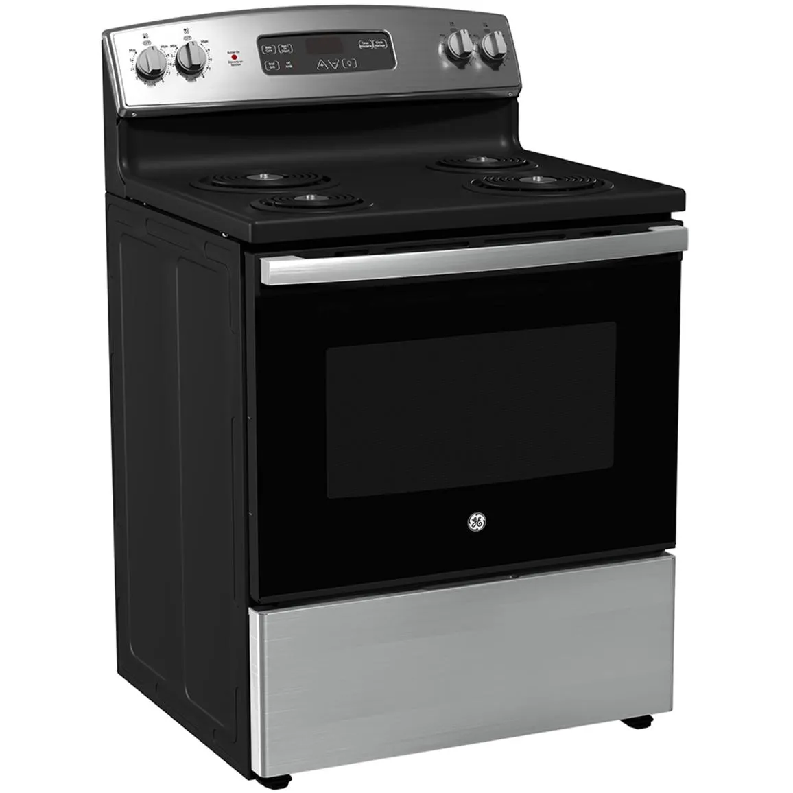 GE 30-inch Freestanding Electric Range JCBS350SVSS