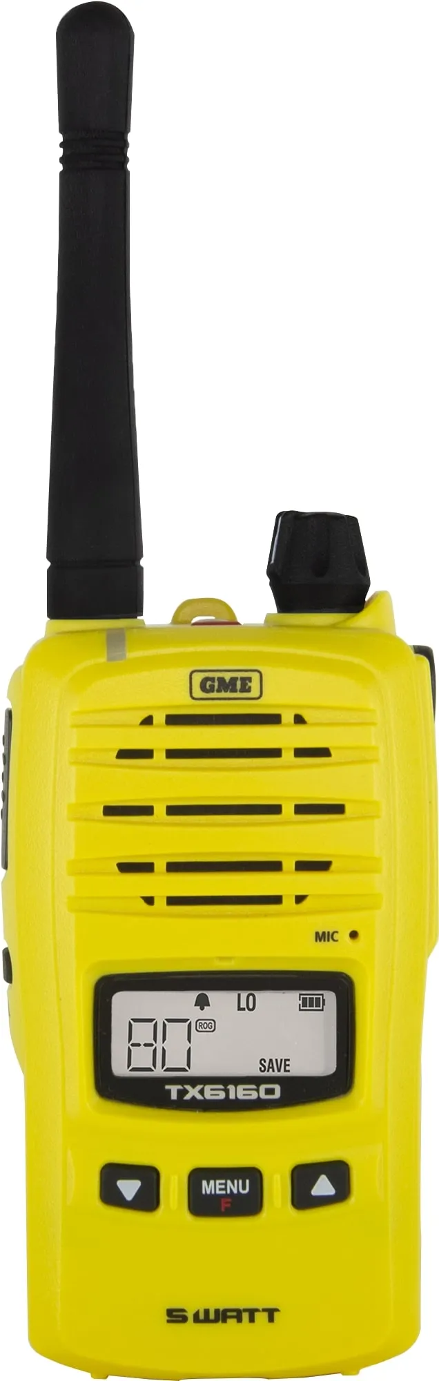 GME 5 Watt IP67 UHF CB Handheld Radio - Yellow TX6160XY