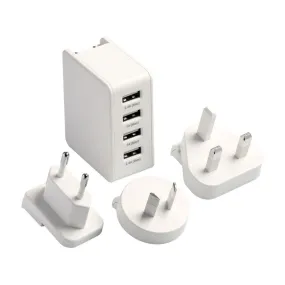 Go Travel Worldwide USB Charger (4 Ports)