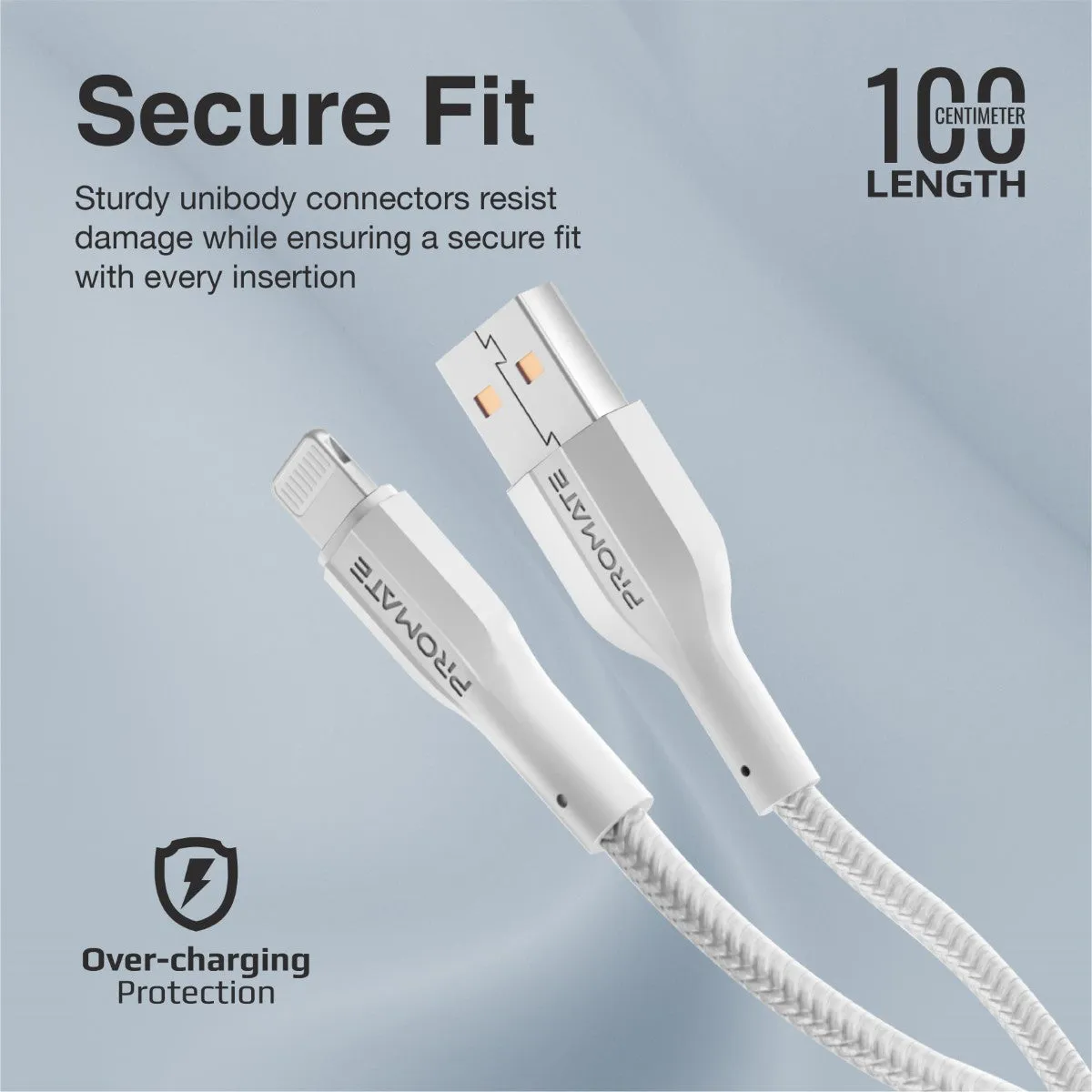 High Tensile Strength Data & Charge Cable for Apple Devices