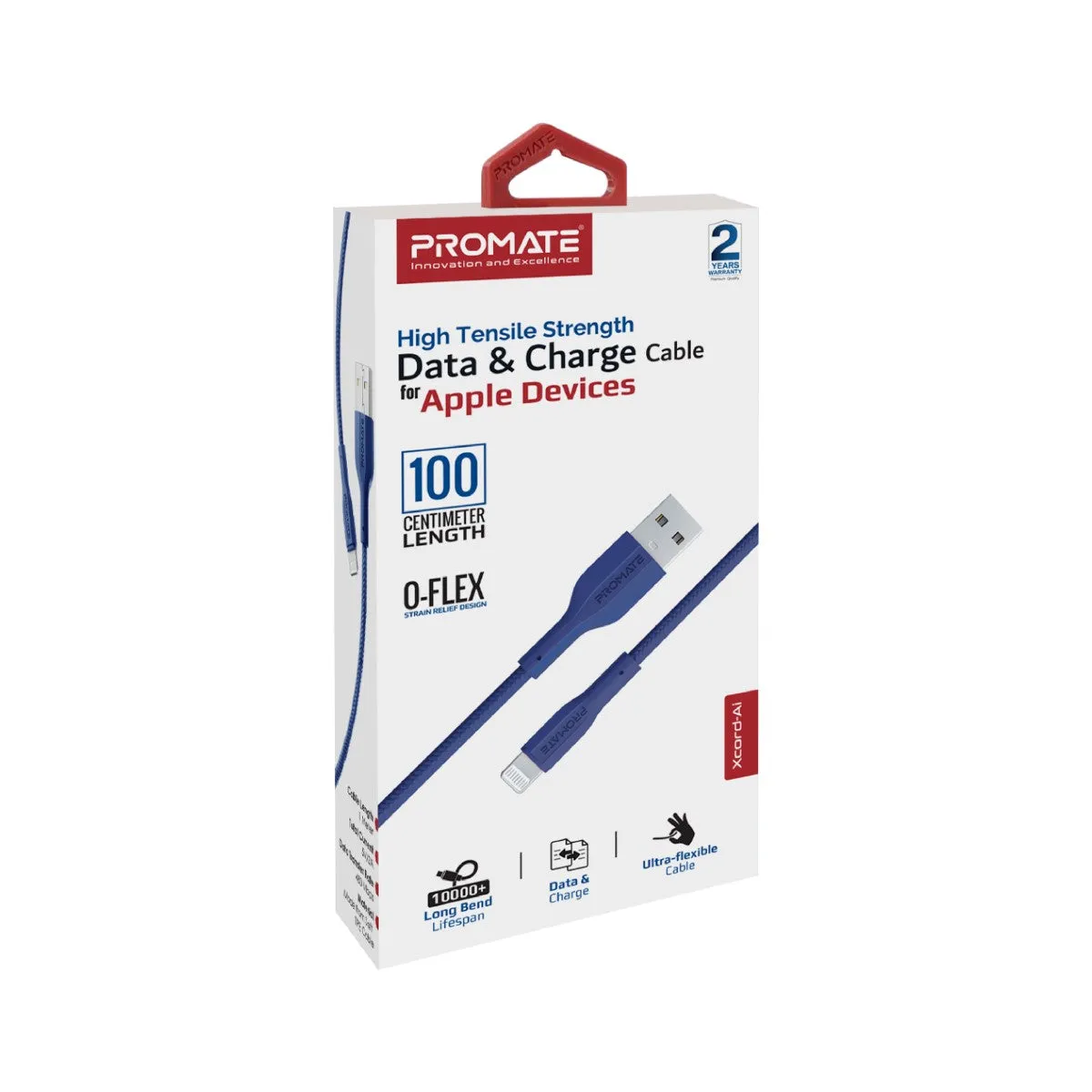 High Tensile Strength Data & Charge Cable for Apple Devices