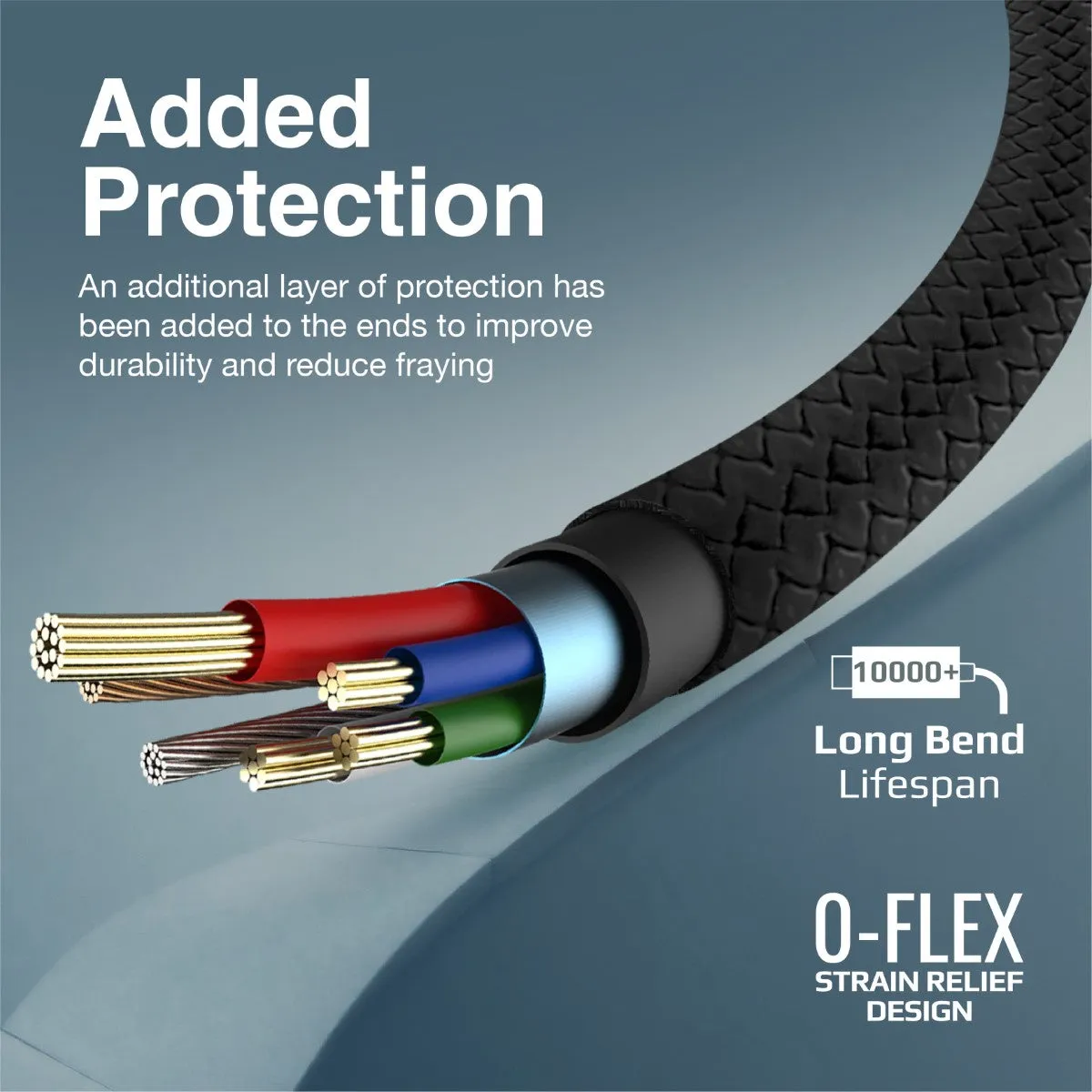 High Tensile Strength Data & Charge Cable for Apple Devices