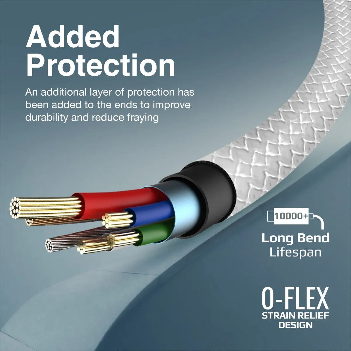 High Tensile Strength Data & Charge Cable for Apple Devices