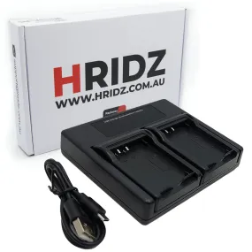 Hridz BLJ31 Dual Charger For Panasonic DMW-BLJ31 Lumix DC-S1 DC-S1R DC-S1M DC-S1RM