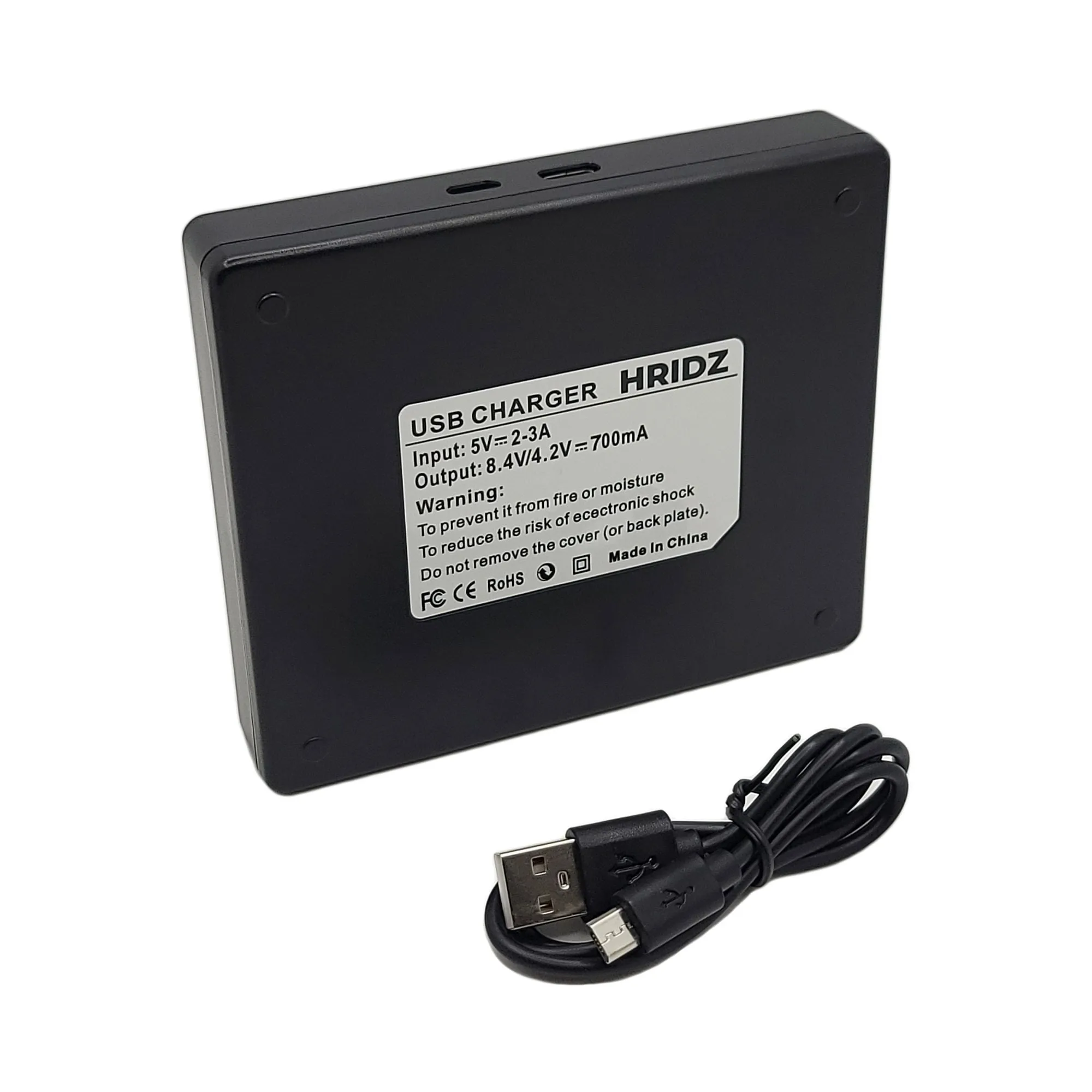 Hridz BMB9 Dual Charger For Panasonic DMW-BMB9E DMW-BMB9 BMB9PP BP-DC9