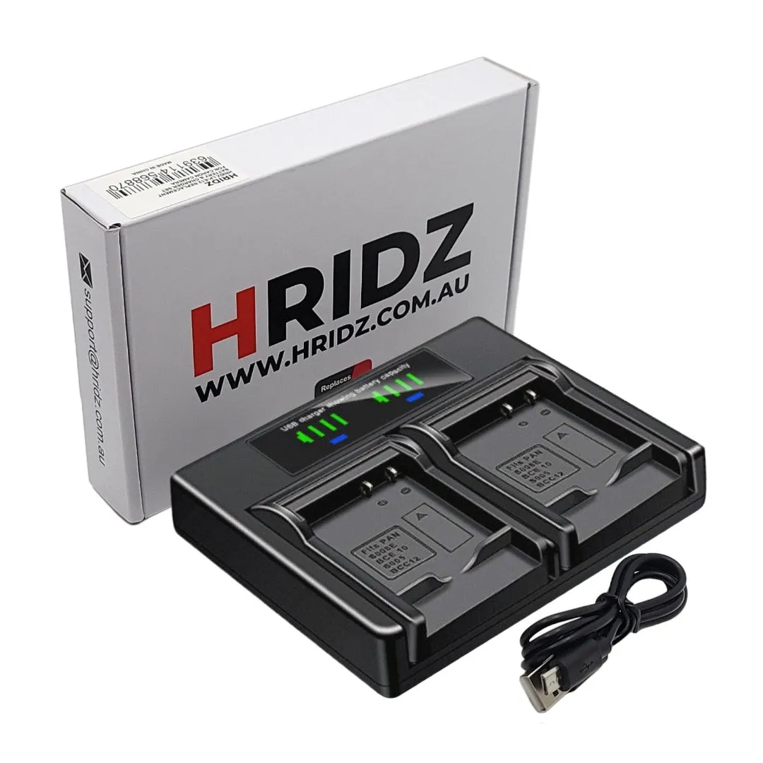 Hridz Dual Charger For GoPro Hero 8 Hero 7 Hero 6 Hero 5 AHDBT-801