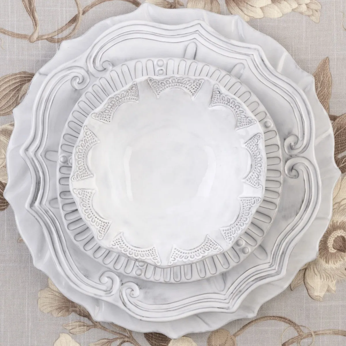 Incanto Ruffle Service Plate/Charger - Set of 4