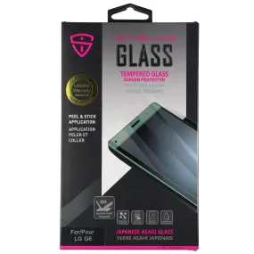 iShieldz Asahi Tempered Glass Screen Protector for LG G6 Smartphone - Clear