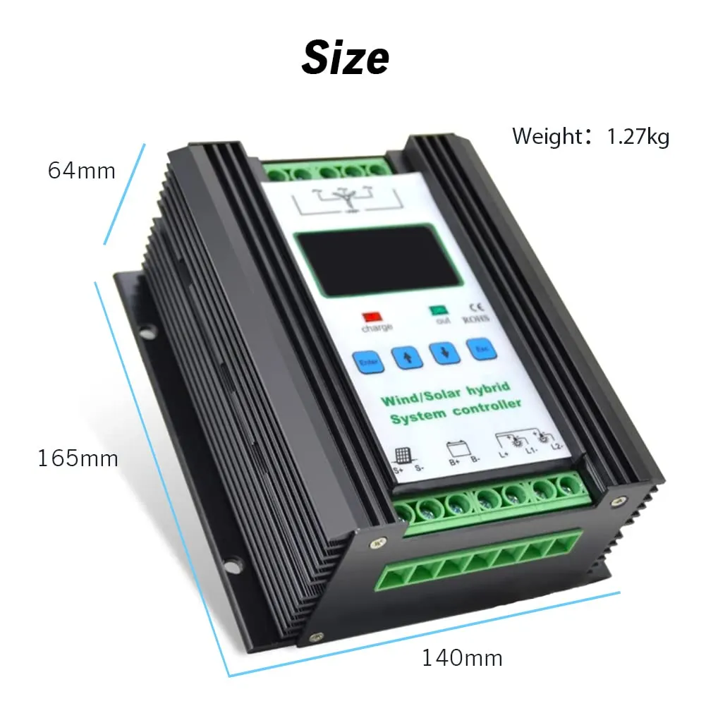 iSunergy - 1000W Wind Solar Hybrid Charge Controller