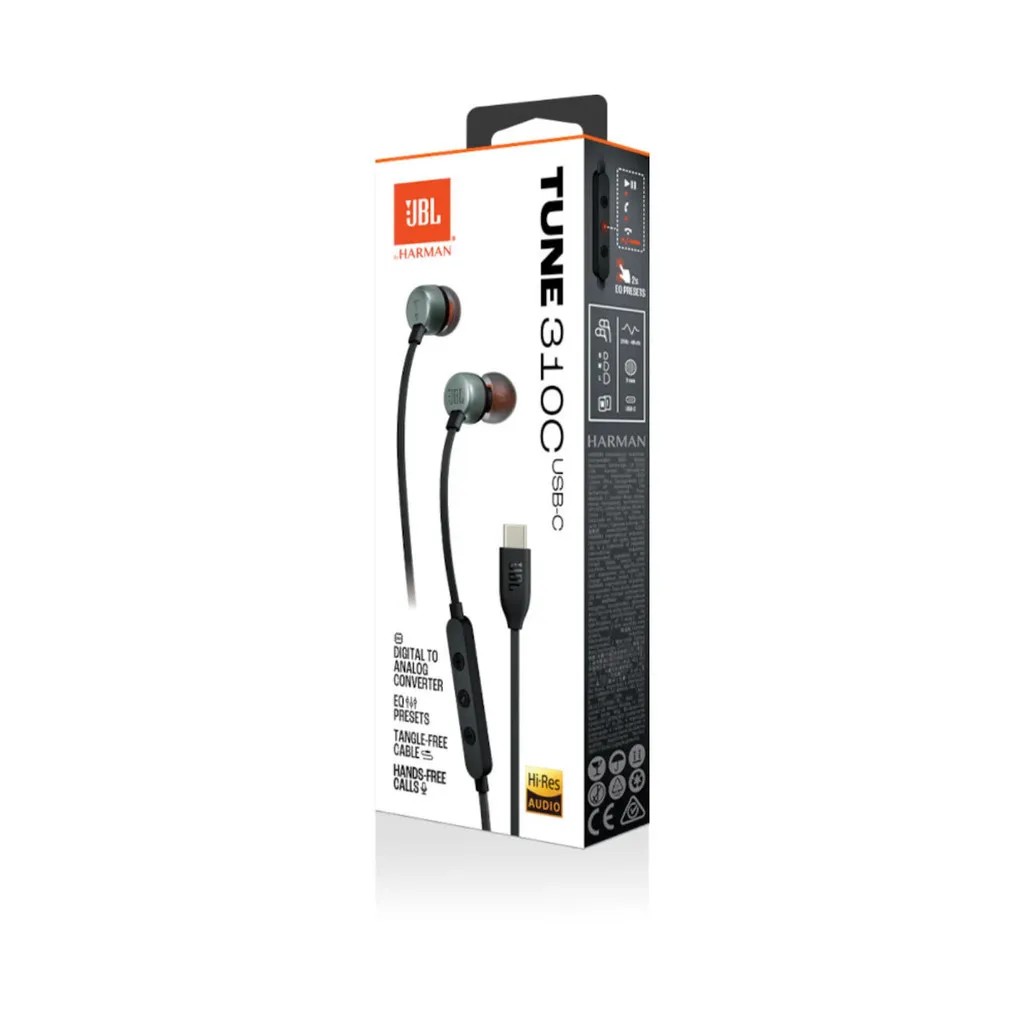 JBL Tune 310C TYPE-C Wired Hi-Res In-Ear Headphones