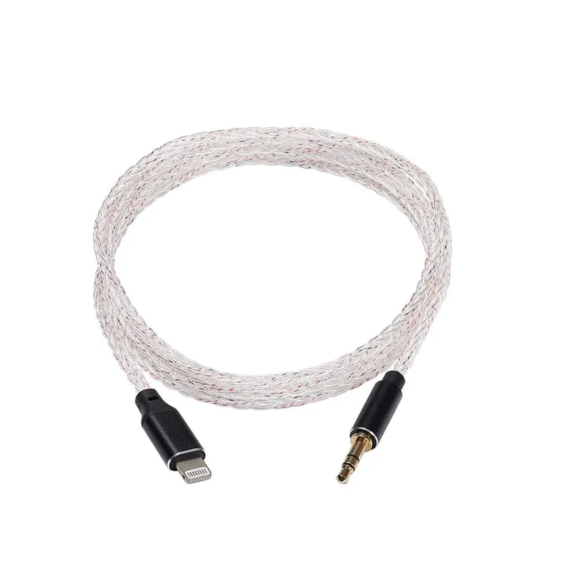 JCALLY AUX08L C101 Chip 8 Cores Lightning To 3.5mm Audio cable