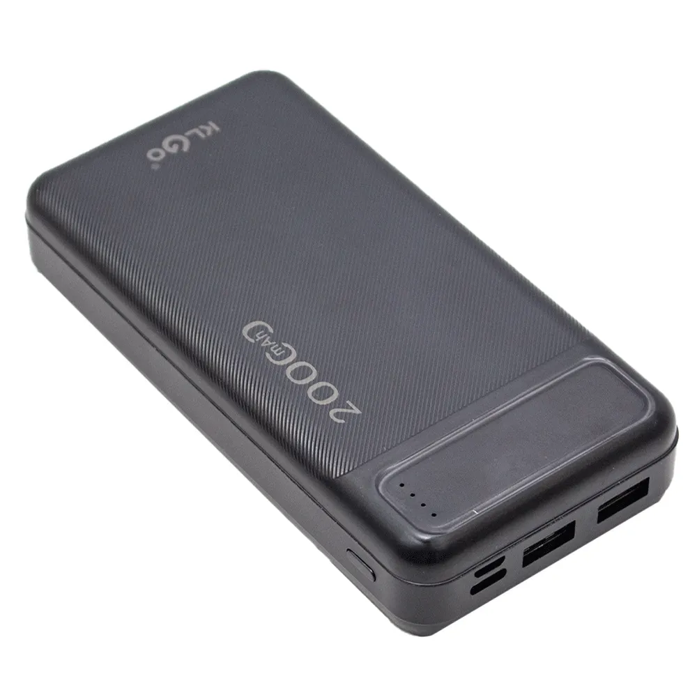 Klgo 20000MAH Power Bank Black [KP-21 BK]