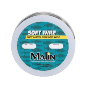 Malin Soft Monel Trolling Wire 300' Spools