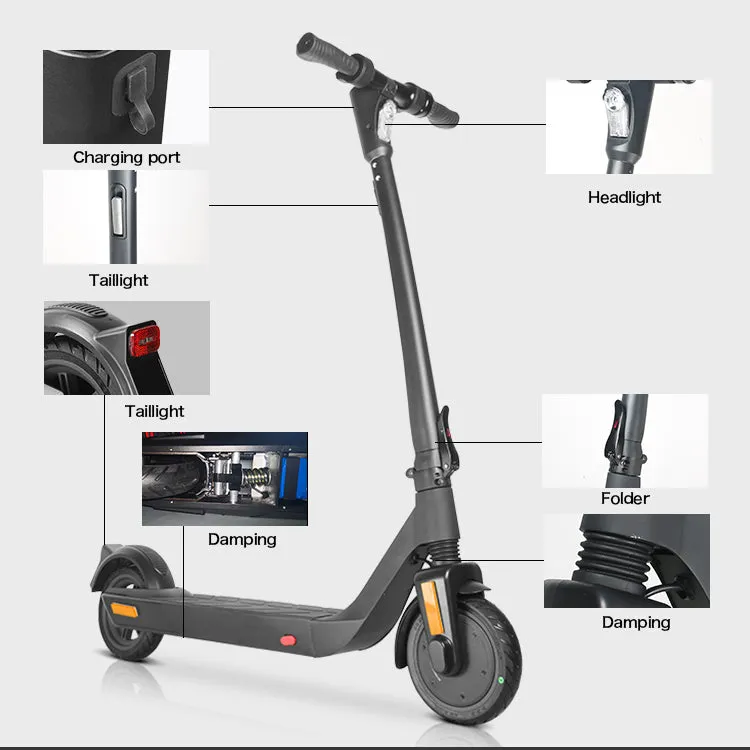 Mankeel MK090 Steed 36V/10.4Ah 350W Folding Electric Scooter