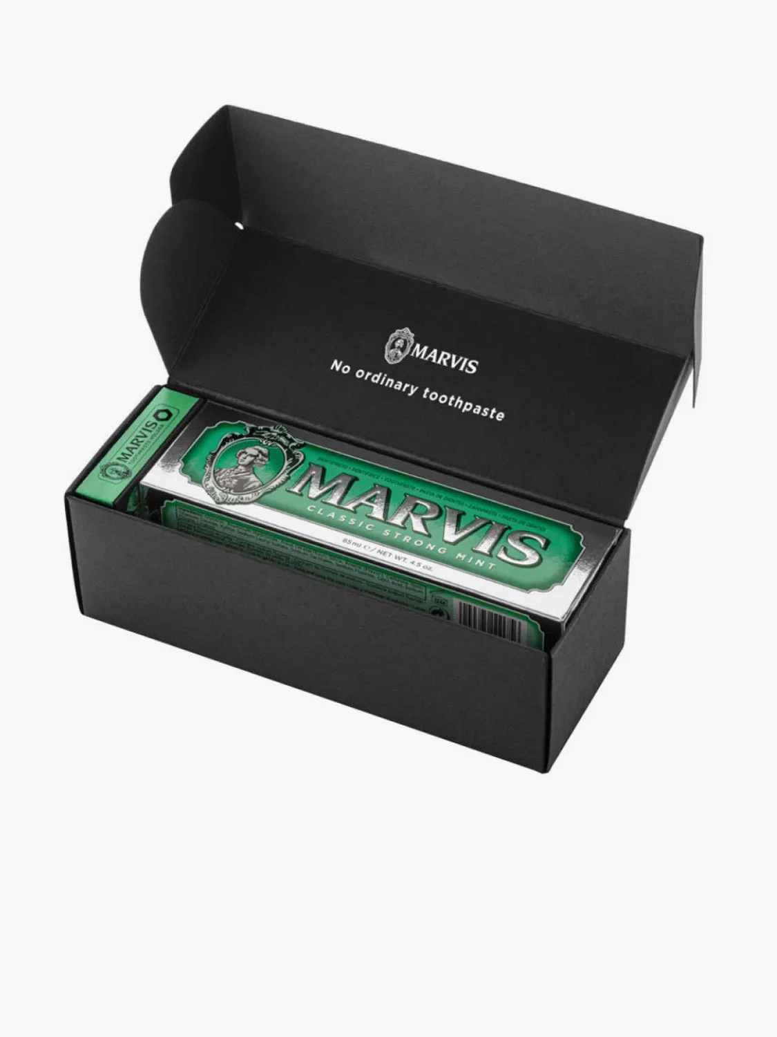 Marvis Classic Strong Mint Toothpaste and Tube Stand Set