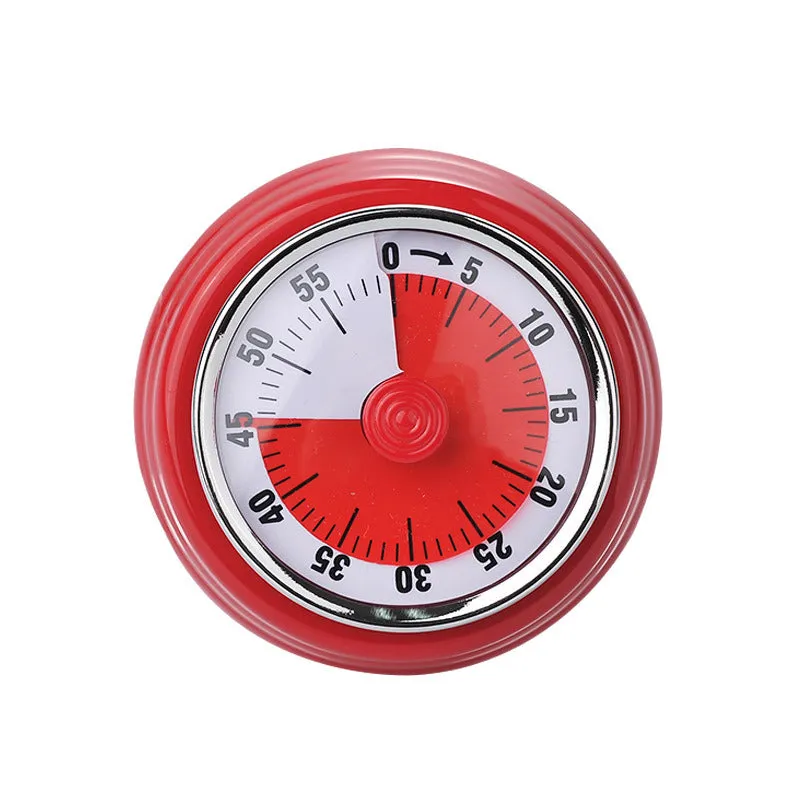 Metal Circle Timer Time Visualization with Magnet Digital Dial Timer Kitchenware Baking Gadget