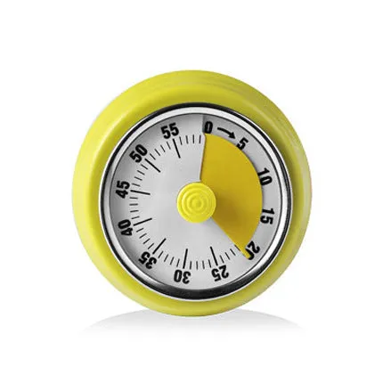 Metal Circle Timer Time Visualization with Magnet Digital Dial Timer Kitchenware Baking Gadget