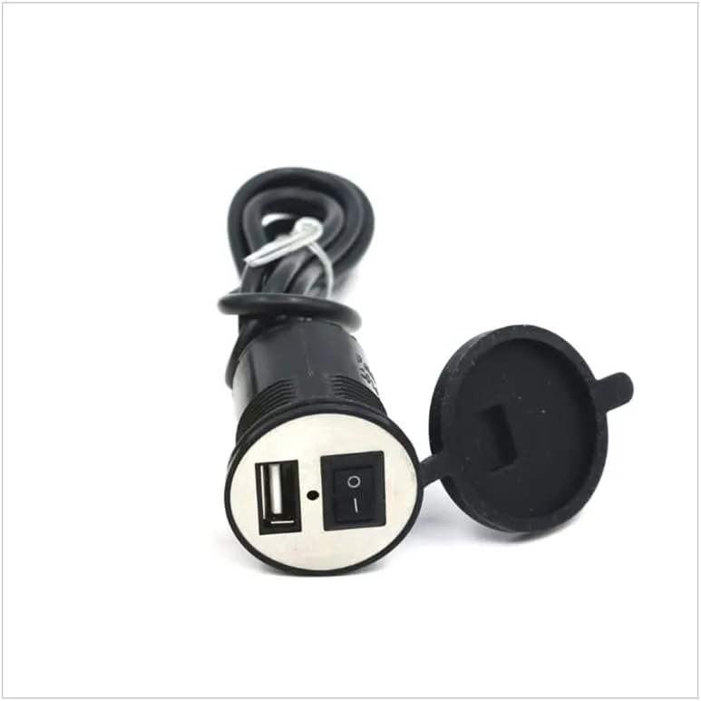 Motorcycle USB Charger - Black - BSDDP