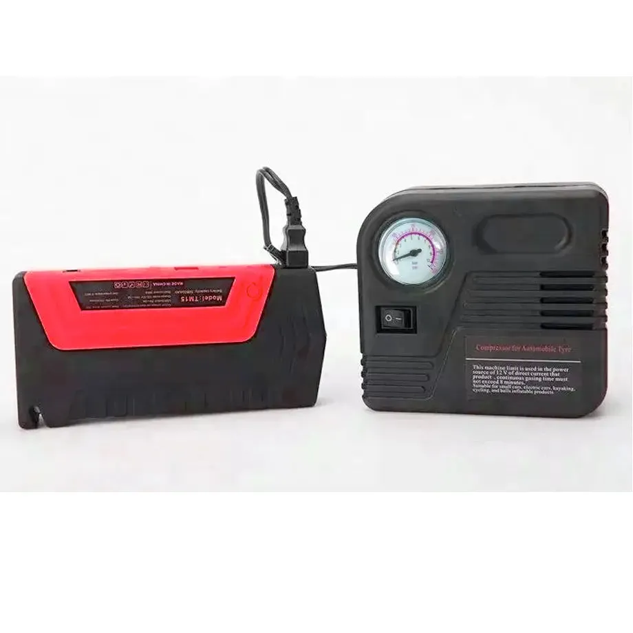 Multi Function Portable Jump Start Kit With Air Compressor - 600 Amp