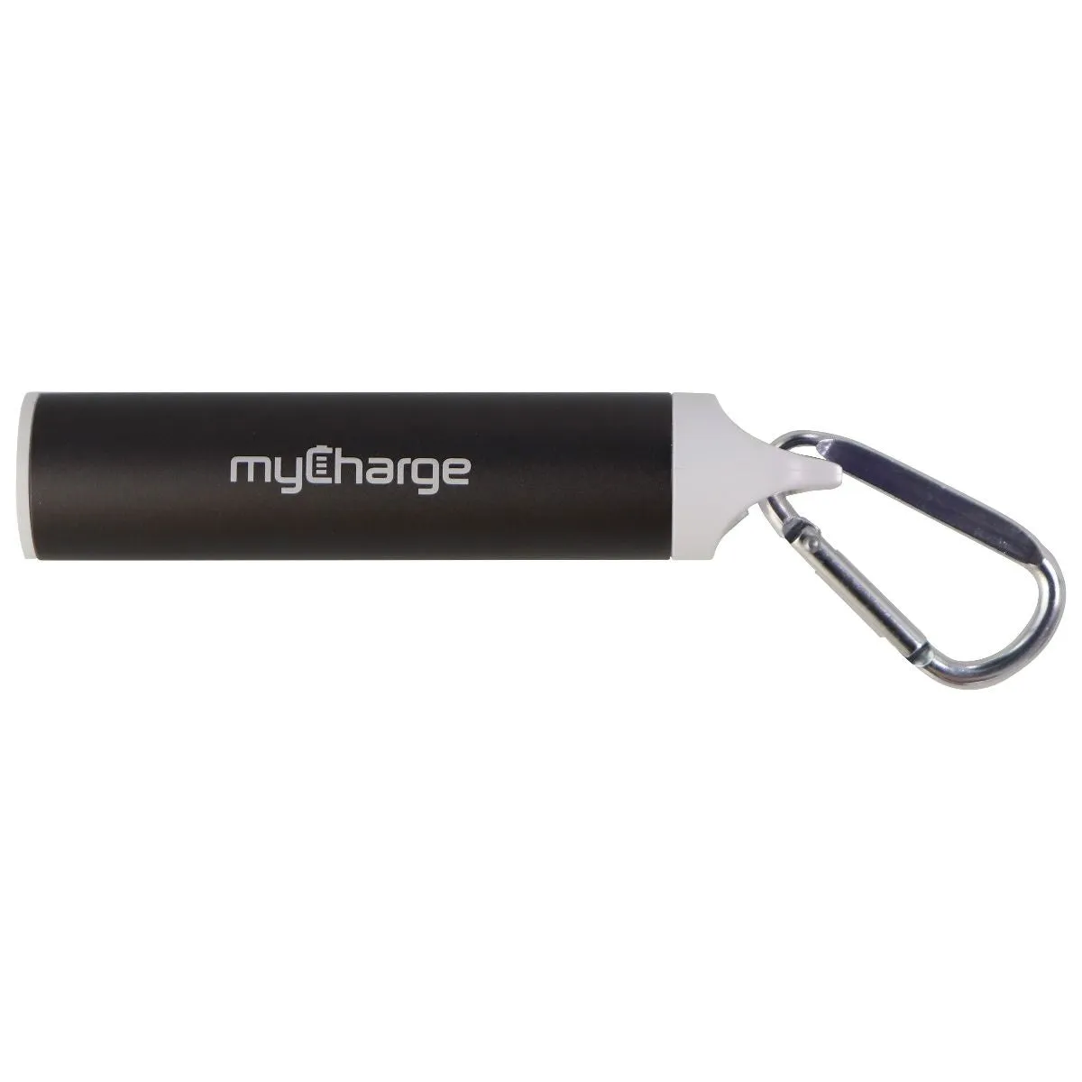 myCharge Simple Power Portable 2,200mAh USB Charger with Carabiner - Gun Metal