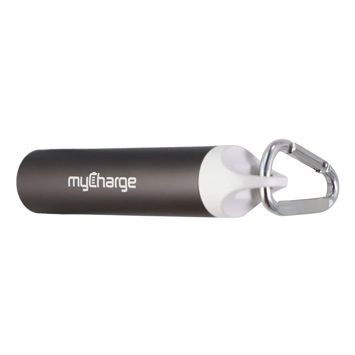 myCharge Simple Power Portable 2,200mAh USB Charger with Carabiner - Gun Metal