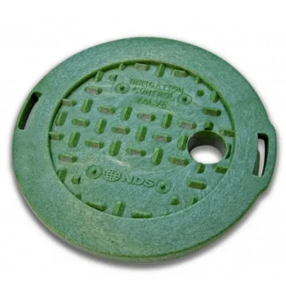 NDS - 107CH - STD 6" Lid Only, Snap-In Overlapping, Green