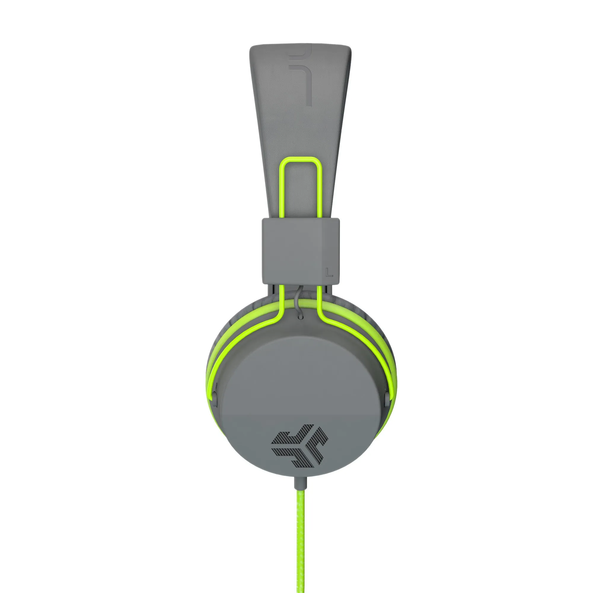 Neon Wired On-Ear Headphones Graphite/Lime