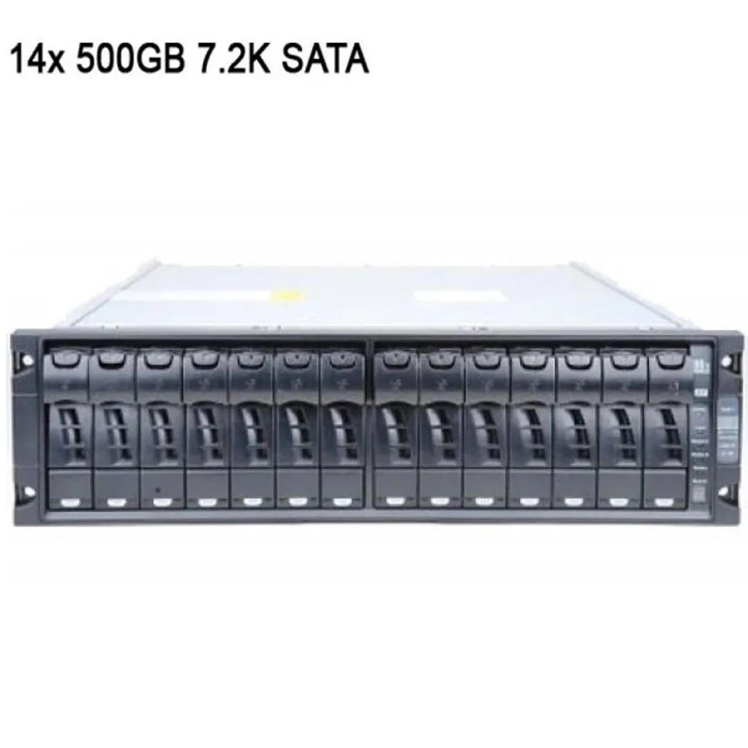 NetApp DS14MK2-AT Disk Shelf with 14x 500GB SATA HDDs (X267A-R5)