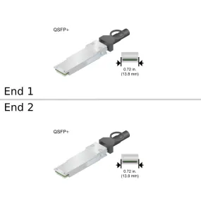 NetApp X66210A-R6 - 5m Data Cable with Plug QSFP /QSFP  | HA, IB, OPT, Active,