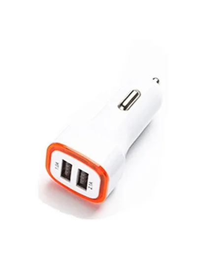 New Arrival 2.1A 1A Dual 2 USB Port LED Car Charger Adapter for Universal Smart Phone Tablet