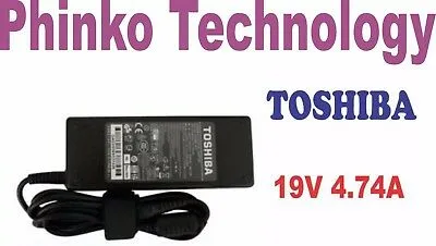 NEW Original Adapter Charger TOSHIBA Satellite P500 P505