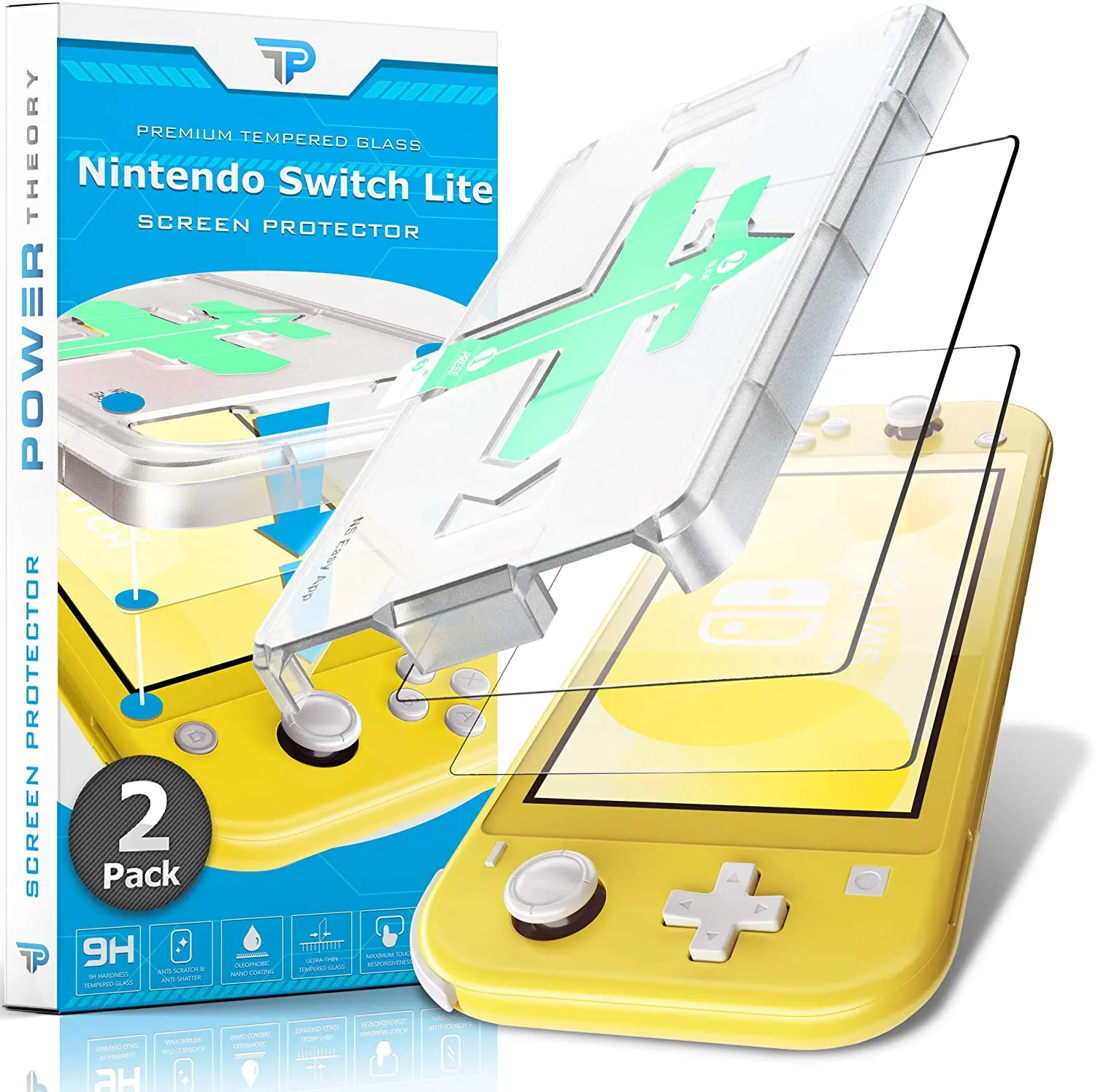 Nintendo Switch Lite Tempered Glass Screen Protector [2-Pack]