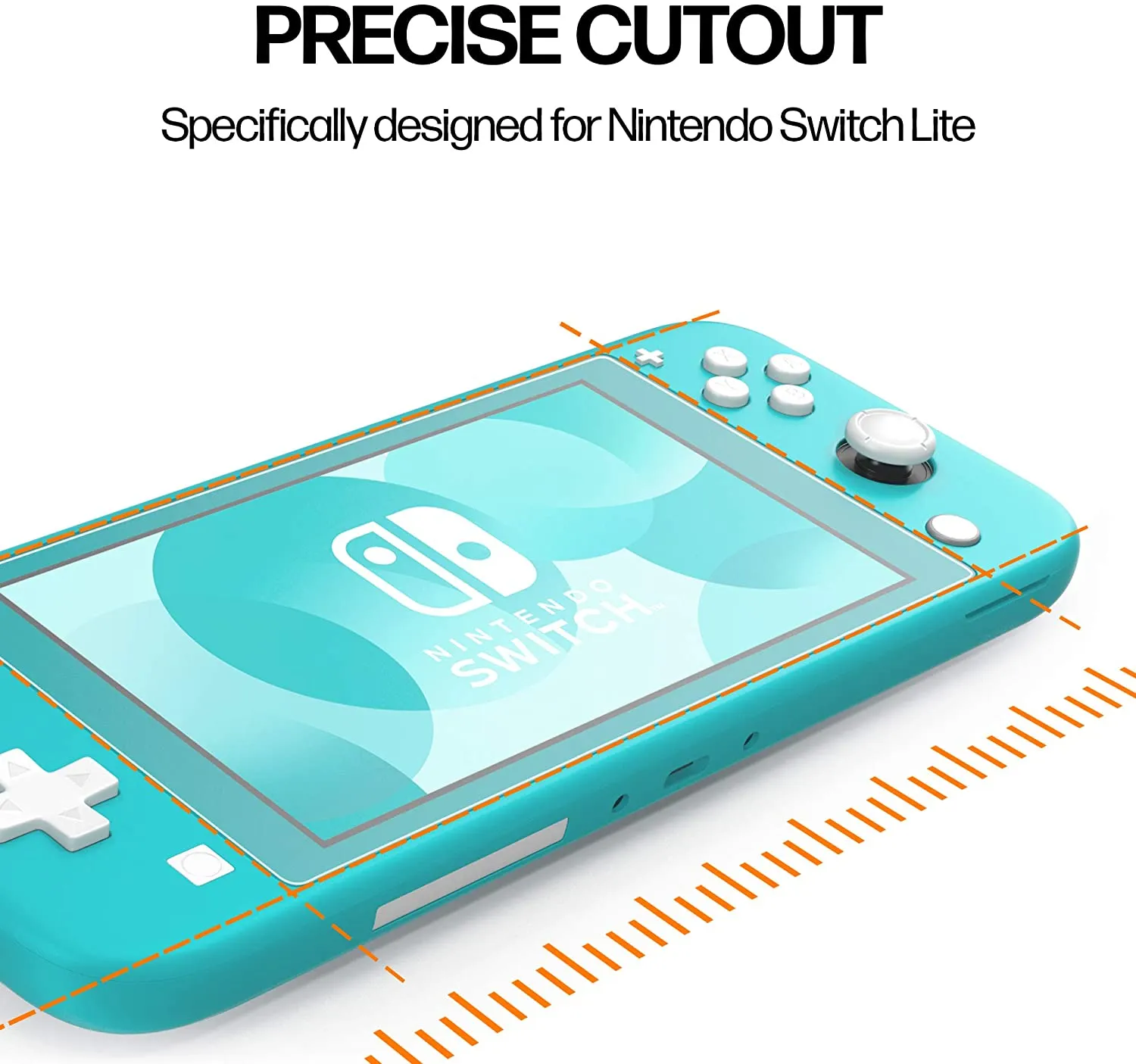 Nintendo Switch Lite Tempered Glass Screen Protector [2-Pack]