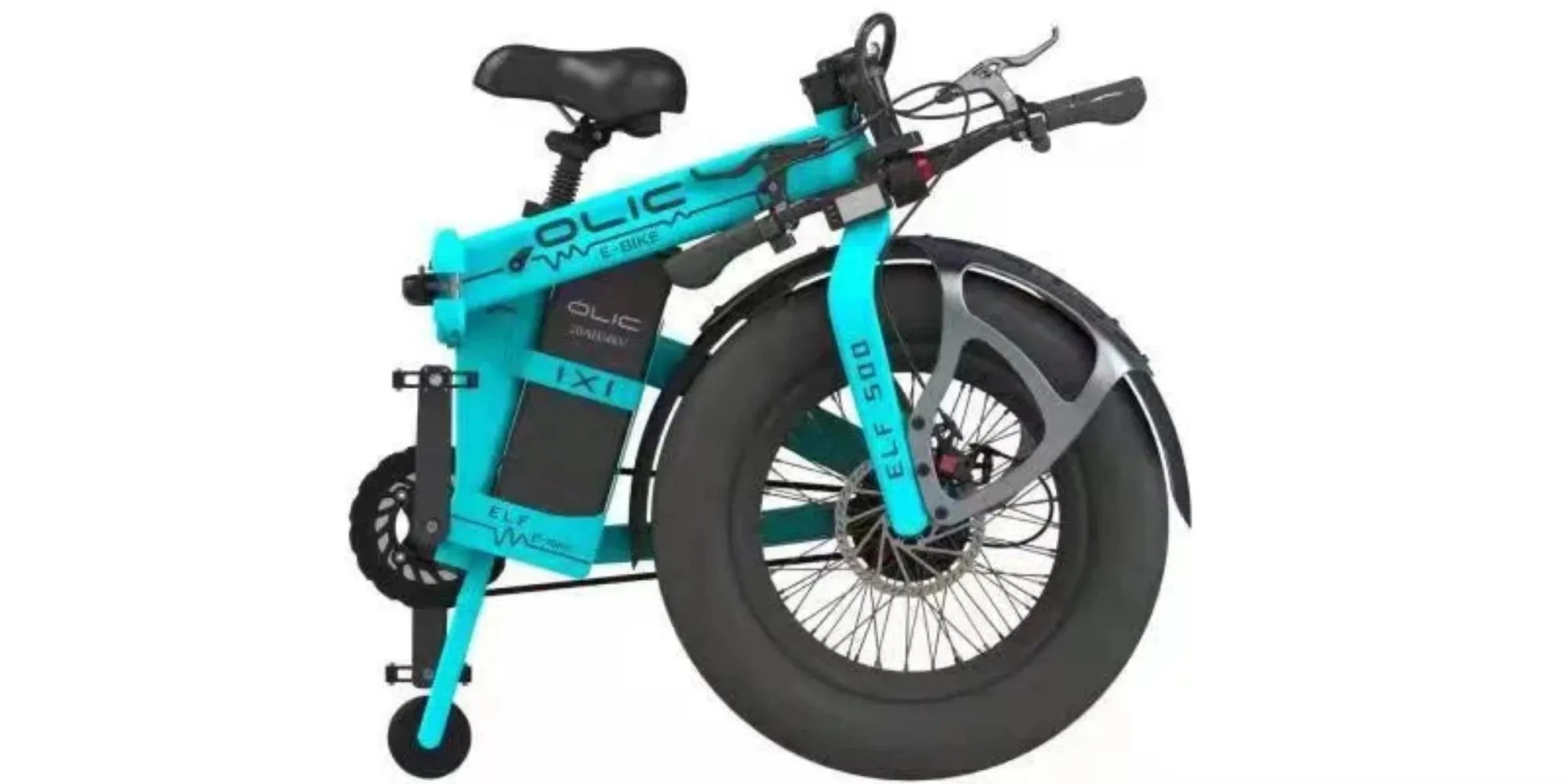 Olic 500W Elf Folding Fat Tire Electric Bike