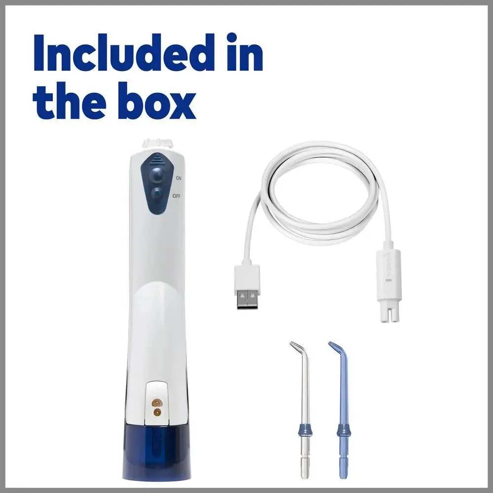 Open Box - Waterpik Rechargeable Cordless Water Flosser - WP-360 - White