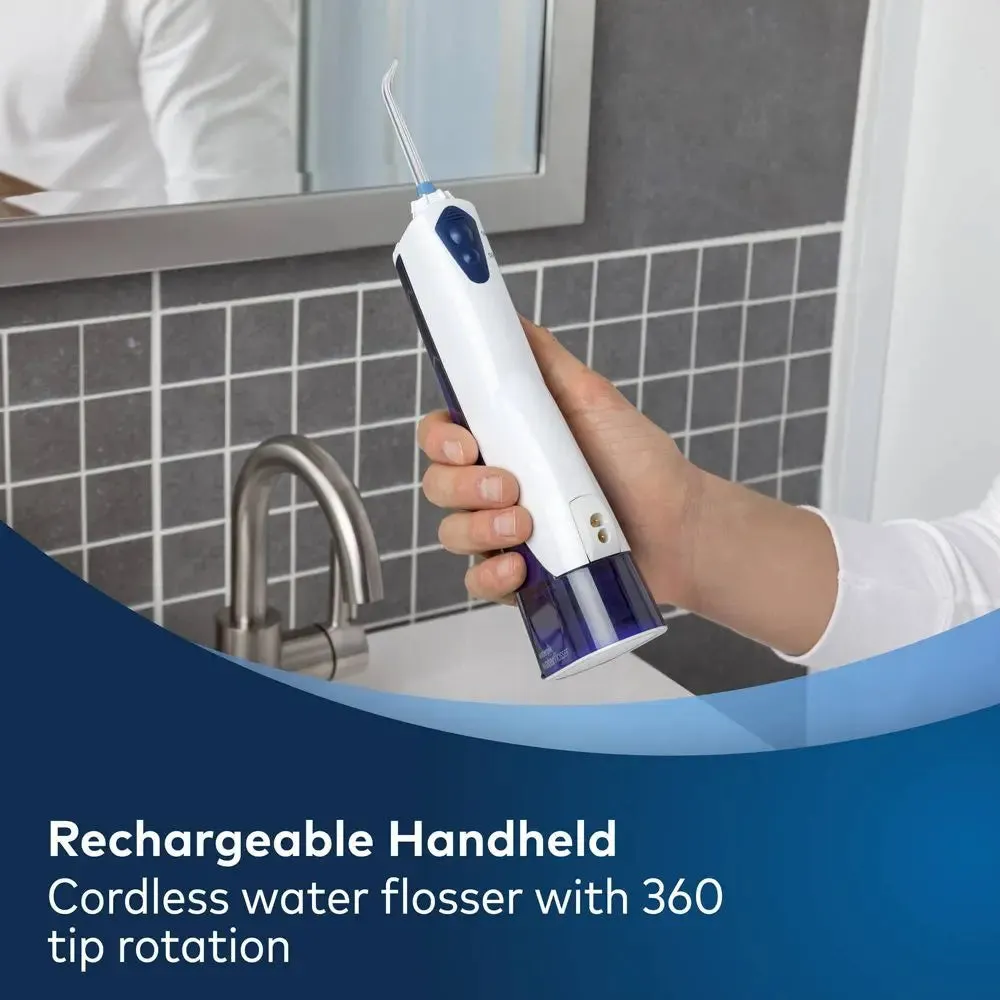 Open Box - Waterpik Rechargeable Cordless Water Flosser - WP-360 - White