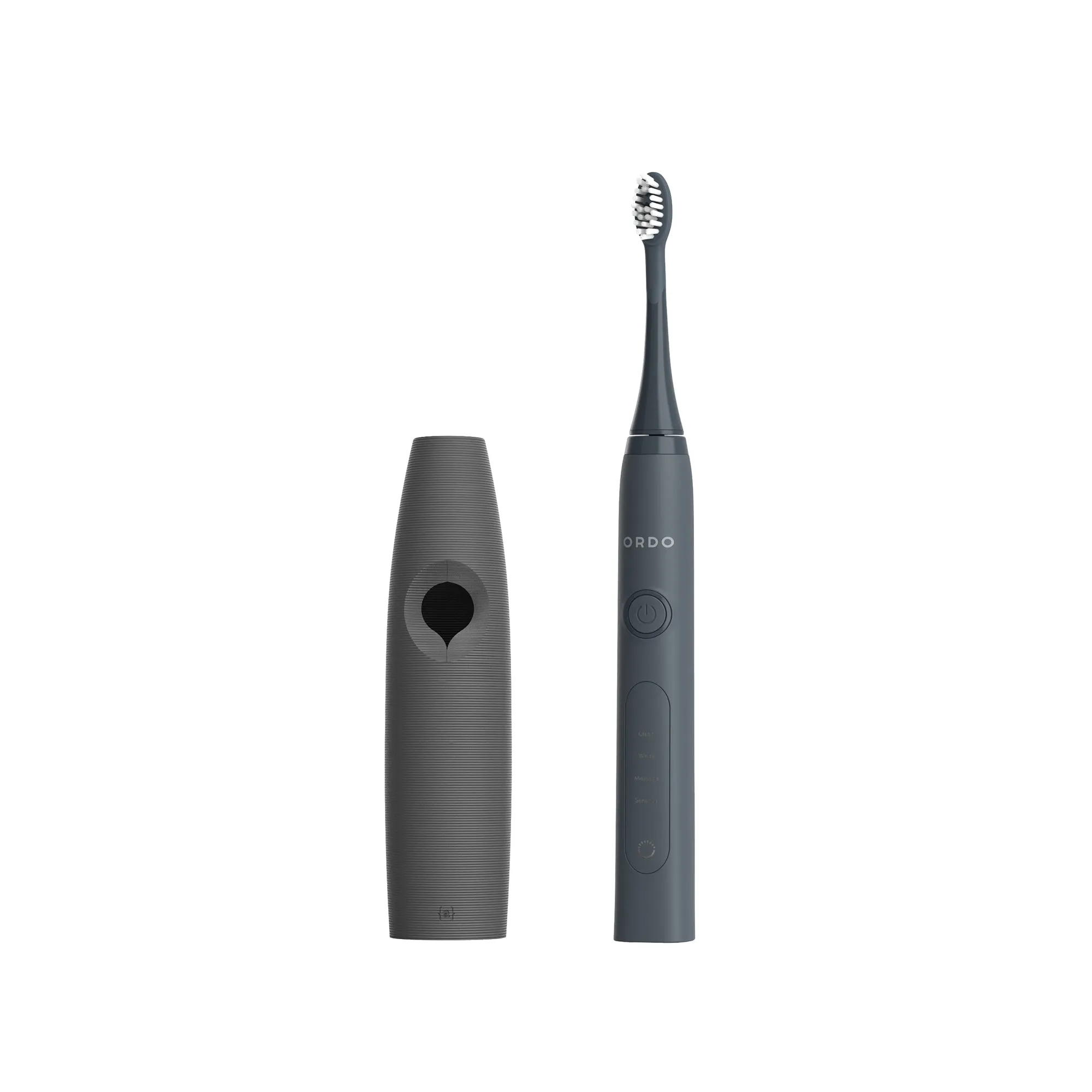 Ordo Sonic  Toothbrush & {access}ories Handle - Charcoal Curved Small Smooth