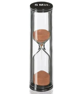 Parts & Accessories: Sand Glass Black Tea Timer - 5 min.