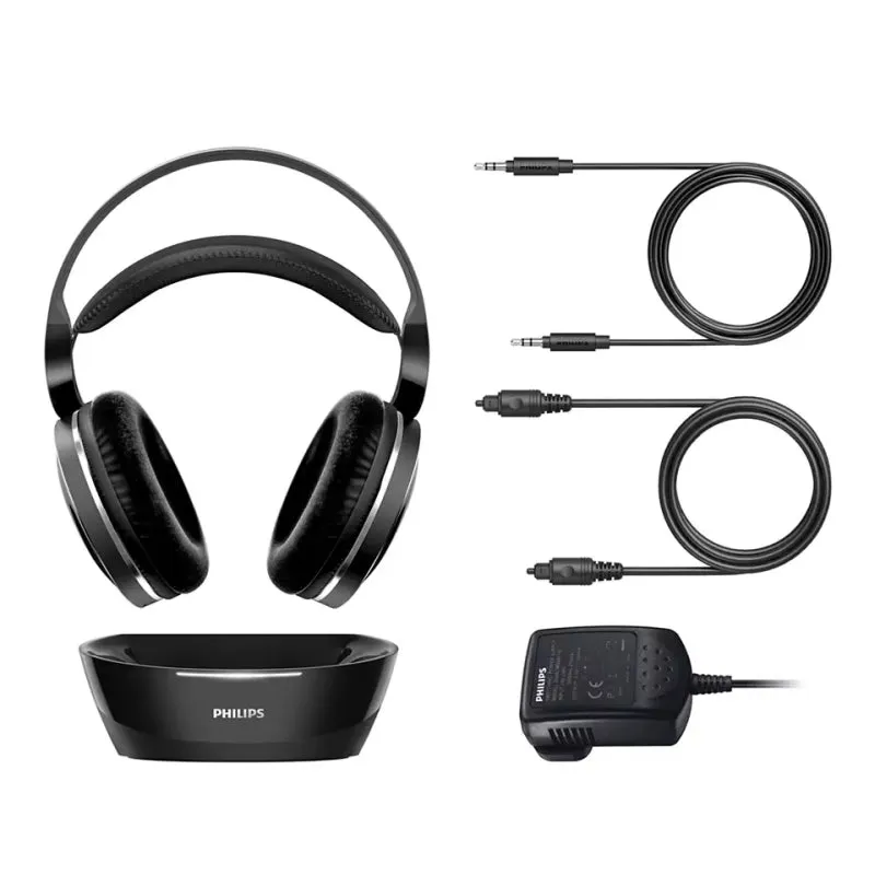 Philips Full-Size HI-FI Wireless TV Headphones with Bass