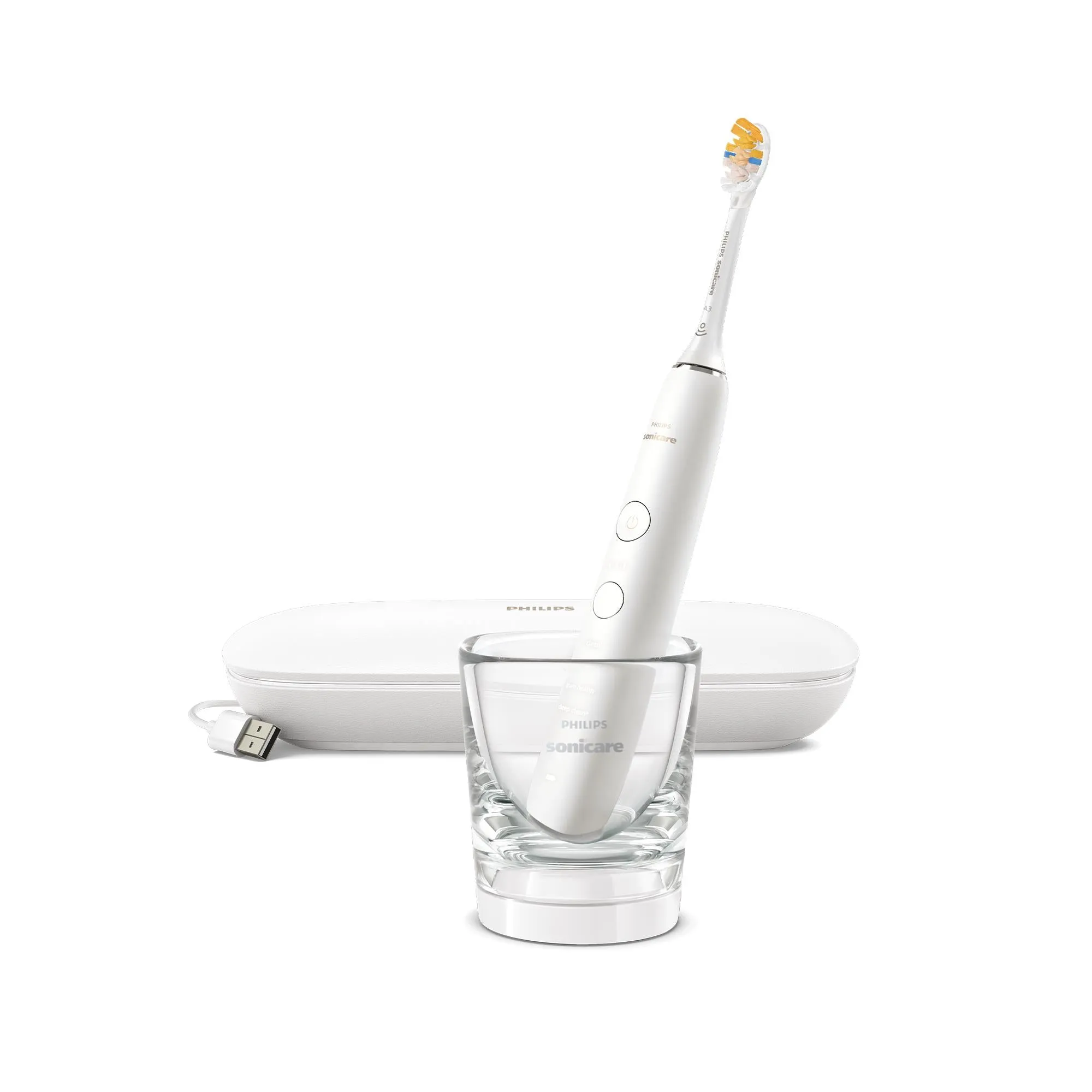 Philips Sonicare DiamondClean 9000 Electric Toothbrush with App (White)