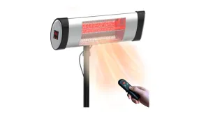 PRICE DROP: American Gear Outdoor Electric Patio Heater - 120 Volt Portable Mountable Weatherproof Timer 5100 BTU - Ships Quick!