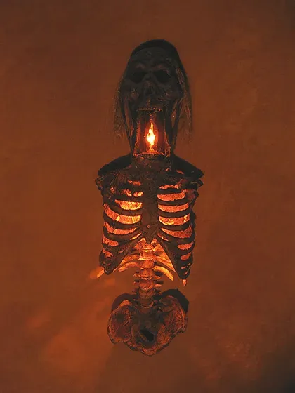 "Lighted Torso of Terror" Hanging Haunted House Decoration