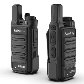 Radioddity GM-N1 GMRS Radio [1 Pair] | 3W | Noise Canceling | 3000mAh Battery | Repeater Capable