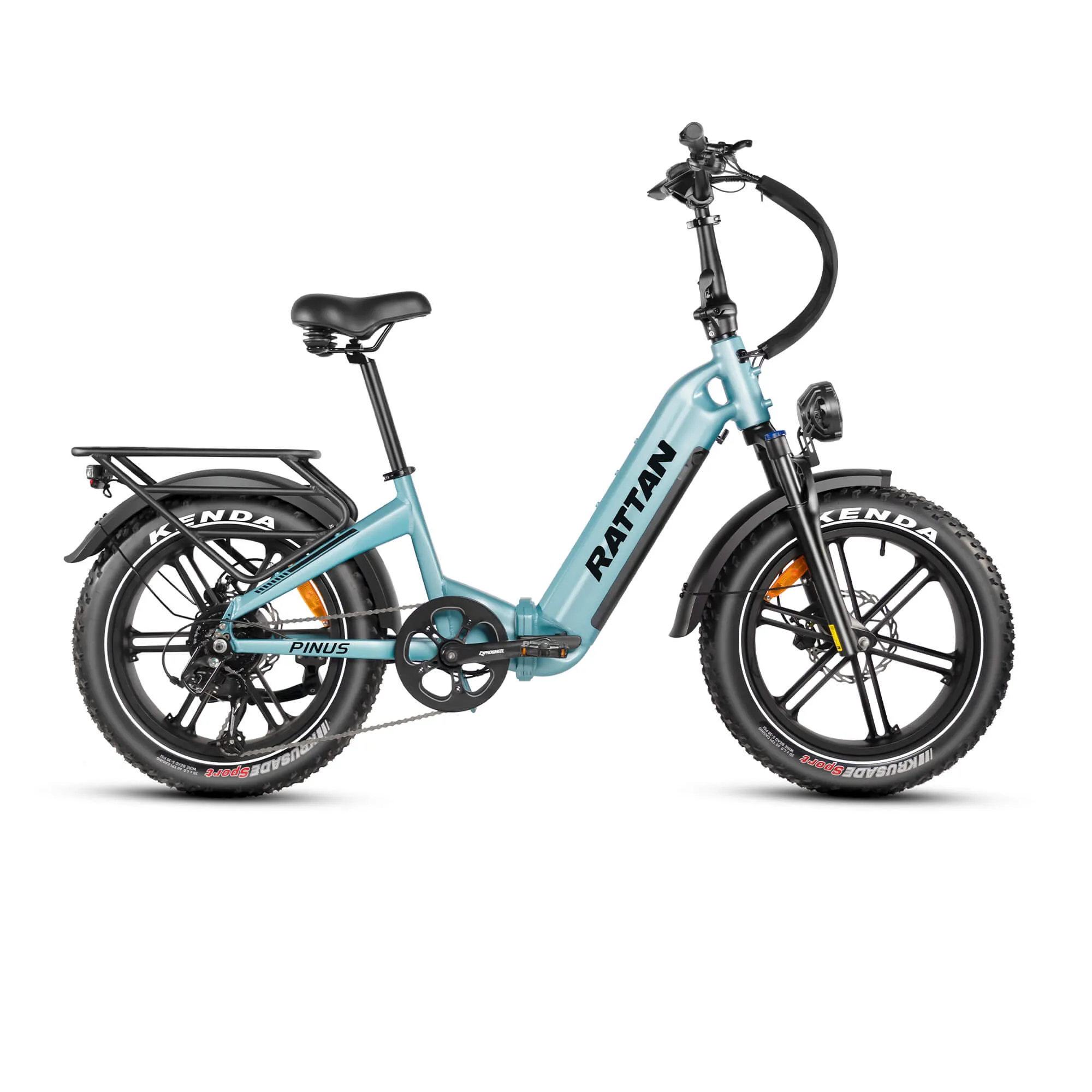 Rattan Pinus 750W 48V Step Through Fat Tire Electric Bike